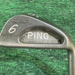Vintage Ping Karsten I 6 Iron ZZ Lite Steel Shaft RH Phoenix AZ USA Golf Club